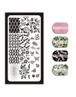 1 sztuka Nail Art Stamp obraz tłoczenia płyty angielski list wzór szablon do Manicure płyty DIY polski wzornik narzędzia do pazn