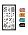 1 sztuka Nail Art Stamp obraz tłoczenia płyty angielski list wzór szablon do Manicure płyty DIY polski wzornik narzędzia do pazn