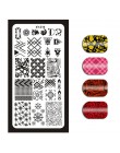 1 sztuka Nail Art Stamp obraz tłoczenia płyty angielski list wzór szablon do Manicure płyty DIY polski wzornik narzędzia do pazn