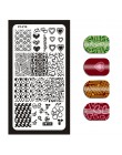 1 sztuka Nail Art Stamp obraz tłoczenia płyty angielski list wzór szablon do Manicure płyty DIY polski wzornik narzędzia do pazn