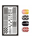 1 sztuka Nail Art Stamp obraz tłoczenia płyty angielski list wzór szablon do Manicure płyty DIY polski wzornik narzędzia do pazn