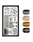 1 sztuka Nail Art Stamp obraz tłoczenia płyty angielski list wzór szablon do Manicure płyty DIY polski wzornik narzędzia do pazn