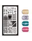 1 sztuka Nail Art Stamp obraz tłoczenia płyty angielski list wzór szablon do Manicure płyty DIY polski wzornik narzędzia do pazn