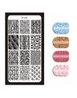 1 sztuka Nail Art Stamp obraz tłoczenia płyty angielski list wzór szablon do Manicure płyty DIY polski wzornik narzędzia do pazn