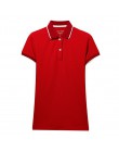Giordano koszulka Polo damska koszula kobiety kontrast kolor Pique Slim fit Polo kobiety koszula z krótkim rękawem boczne podzia