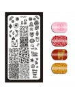 1 sztuka Nail Art Stamp obraz tłoczenia płyty angielski list wzór szablon do Manicure płyty DIY polski wzornik narzędzia do pazn