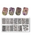 BeautyBigBang do paznokci płytka do stemplowania stemplowanie na paznokcie 1 PC 2018 letni kwiat geometria do paznokci płytka do