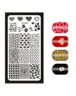 1 sztuka Nail Art Stamp obraz tłoczenia płyty angielski list wzór szablon do Manicure płyty DIY polski wzornik narzędzia do pazn