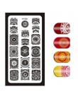 1 sztuka Nail Art Stamp obraz tłoczenia płyty angielski list wzór szablon do Manicure płyty DIY polski wzornik narzędzia do pazn