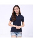 Koszulka polo damska koszula bawełna camisa koszulka polo z krótkim rękawem lato zwykły koszule top polo femme dorywczo stałe ko