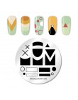NICOLE pamiętnik walentynki paznokci znaczków płyty do dekoracji paznokci (kształt prostokątny) stemplowanie szablon obraz DIY N