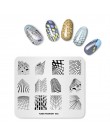KADS Fashion Design paznokci tłoczenia płyty szablon do zdobienia paznokci płyta geometryczny obraz płyty DIY pieczęć szablon do