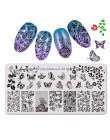 BeautyBigBang ze stali nierdzewnej pieczęć do paznokcie sztuka kwiat liść wzór paznokci tłoczenie szablon DIY paznokci narzędzie