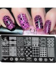 12x6 cm ze stali nierdzewnej piękno koronki obraz paznokci Art DIY obraz drukarki Manicure szablony do paznokci tłoczenia płyty 