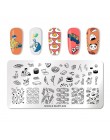 NICOLE pamiętnik walentynki paznokci znaczków płyty do dekoracji paznokci (kształt prostokątny) stemplowanie szablon obraz DIY N