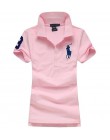 2019 moda lato koszulka Polo kobiet nowy Casual krótki rękaw Slim Polo koszule topy kobiet bawełniane ubrania