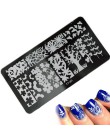 12x6 cm ze stali nierdzewnej piękno koronki obraz paznokci Art DIY obraz drukarki Manicure szablony do paznokci tłoczenia płyty 