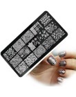 12x6 cm ze stali nierdzewnej piękno koronki obraz paznokci Art DIY obraz drukarki Manicure szablony do paznokci tłoczenia płyty 