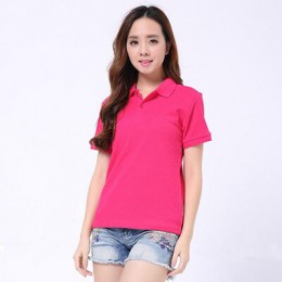 Koszulka polo damska koszula bawełna camisa koszulka polo z krótkim rękawem lato zwykły koszule top polo femme dorywczo stałe ko