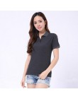 Koszulka polo damska koszula bawełna camisa koszulka polo z krótkim rękawem lato zwykły koszule top polo femme dorywczo stałe ko