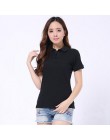 Koszulka polo damska koszula bawełna camisa koszulka polo z krótkim rękawem lato zwykły koszule top polo femme dorywczo stałe ko