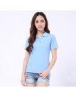 Koszulka polo damska koszula bawełna camisa koszulka polo z krótkim rękawem lato zwykły koszule top polo femme dorywczo stałe ko