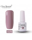 Clou Beaute 85 kolorowy żelowy lakier do paznokci brokat lakier UV do paznokci lakier do paznokci lakier do paznokci różowe 8 ml