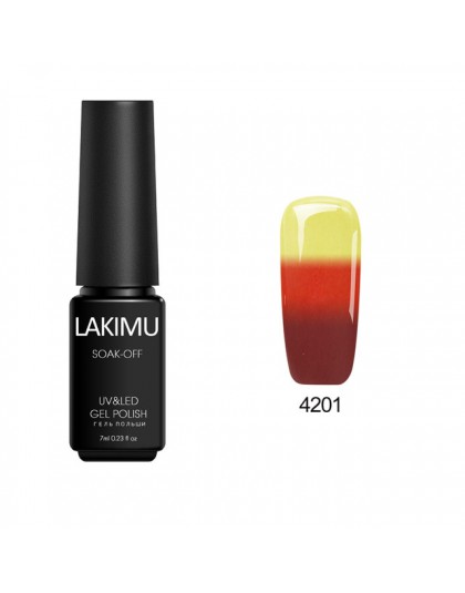 Lakimu Nail Art zmiana temperatury kolor żel UV do paznokci lakier do paznokci LED lakier żelowy do paznokci Semi permanentny la