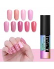 LILYCUTE 5 ML różowy Nude Soak Off lakier żelowy UV fioletowy czarny biały żel do paznokci długotrwały czysty kolor paznokci żel