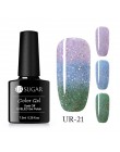 UR SUGAR Rainbow termiczna żel zmieniający kolor lakier do paznokci holograficzny Glitter temperatura Soak Off żel UV lakier 7.5