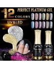 VENALISA Super żel kolor farby kryształów, CANNI Nail Art Glitter perły diamenty Soak off Platinum UV żelowy lakier do paznokci 