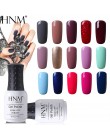 HNM 8 ml Czystego 28 Kolory Żel UV Nail Polski Soak Off Szczęście Lakier Podkład Led Hybrid Lakier Semi Permanent top Farby Bazo