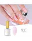 Urodzony dość Opal galaretki żel do paznokci polski 6 ml Semi-przezroczysty biały różowy lakier do Manicure Nail Art lakier żelo