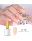 Urodzony dość Opal galaretki żel do paznokci polski 6 ml Semi-przezroczysty biały różowy lakier do Manicure Nail Art lakier żelo