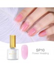 Urodzony dość Opal galaretki żel do paznokci polski 6 ml Semi-przezroczysty biały różowy lakier do Manicure Nail Art lakier żelo