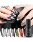 Inagla Nail Art 8 ml lśniące brokat gwiaździsty platynowy żel do malowania kryształ lakier do paznokci Soak off Platinum UV żelo