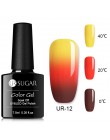 UR SUGAR Rainbow termiczna żel zmieniający kolor lakier do paznokci holograficzny Glitter temperatura Soak Off żel UV lakier 7.5