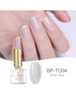 Urodzony dość Opal galaretki żel do paznokci polski 6 ml Semi-przezroczysty biały różowy lakier do Manicure Nail Art lakier żelo