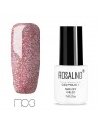 ROSALIND żel do paznokci zestaw do polerowania uv 7 ML biała butelka żel do paznokci Soak Off Rainbow serii zestaw do Manicure l