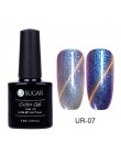 UR SUGAR kocie oko Chameleon żel brokatowy do paznokci lakier 3D magnetyczny żel Soak Off lakier żelowy UV lakier z silnego pola