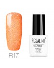 ROSALIND żel do paznokci zestaw do polerowania uv 7 ML biała butelka żel do paznokci Soak Off Rainbow serii zestaw do Manicure l