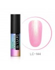 LILYCUTE brokatowy żel do paznokci polski 5 ML Soak Off żel UV lakier do paznokci Semi permanentny lakier do paznokci podkład la