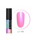 LILYCUTE brokatowy żel do paznokci polski 5 ML Soak Off żel UV lakier do paznokci Semi permanentny lakier do paznokci podkład la