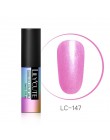 LILYCUTE brokatowy żel do paznokci polski 5 ML Soak Off żel UV lakier do paznokci Semi permanentny lakier do paznokci podkład la