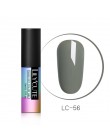 LILYCUTE 5 ml 90 kolory czysta do paznokci kolorowy żelowy lakier do paznokci lakier do paznokci UV lampa żel do malowania lakie
