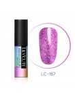 LILYCUTE brokatowy żel do paznokci polski 5 ML Soak Off żel UV lakier do paznokci Semi permanentny lakier do paznokci podkład la