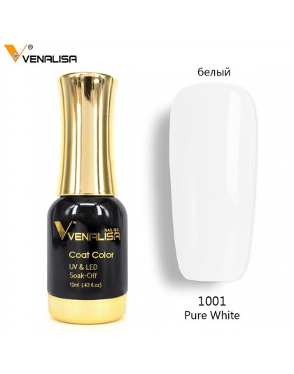 60751 żel do paznokci VENALISA polski wysokiej jakości Nail Art Salon końcówki 120 kolor 12 ml VENALISA moczyć off organiczny ż