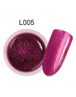 UR cukier 5 ml holograficzny żel brokatowy do paznokci paznokci błyszczące cekiny laserowe różowy fioletowy kolor Soak Off lakie