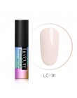 LILYCUTE brokatowy żel do paznokci polski 5 ML Soak Off żel UV lakier do paznokci Semi permanentny lakier do paznokci podkład la