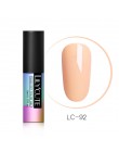 LILYCUTE brokatowy żel do paznokci polski 5 ML Soak Off żel UV lakier do paznokci Semi permanentny lakier do paznokci podkład la